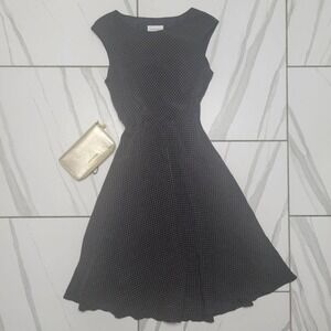 VIntage y2k polka dot classic midi dress by Chadwicks size 10